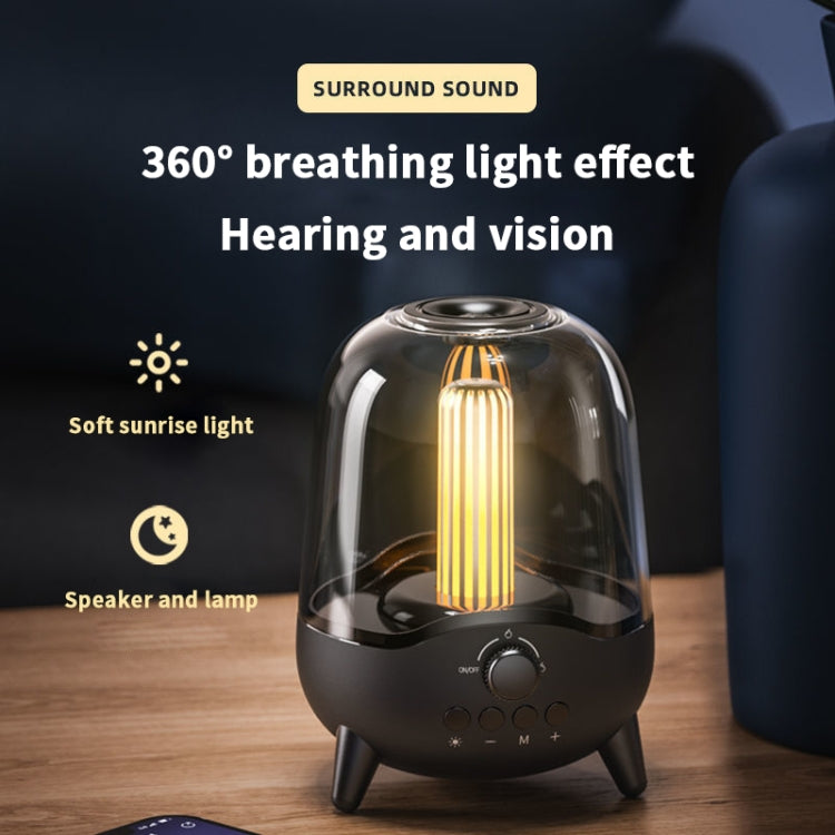 LP-20 Luz Noturna LED Altifalante de Música Bluetooth 5.0 Sem Fios Suporta Cartão TF / AUX