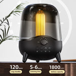 LP-20 Luz Noturna LED Altifalante de Música Bluetooth 5.0 Sem Fios Suporta Cartão TF / AUX