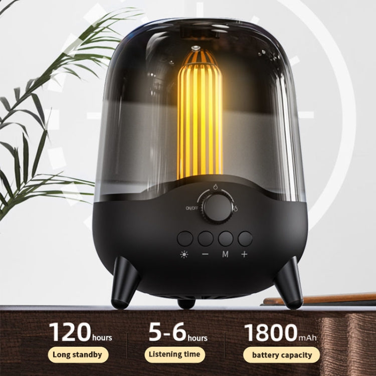 LP-20 Luz Noturna LED Altifalante de Música Bluetooth 5.0 Sem Fios Suporta Cartão TF / AUX