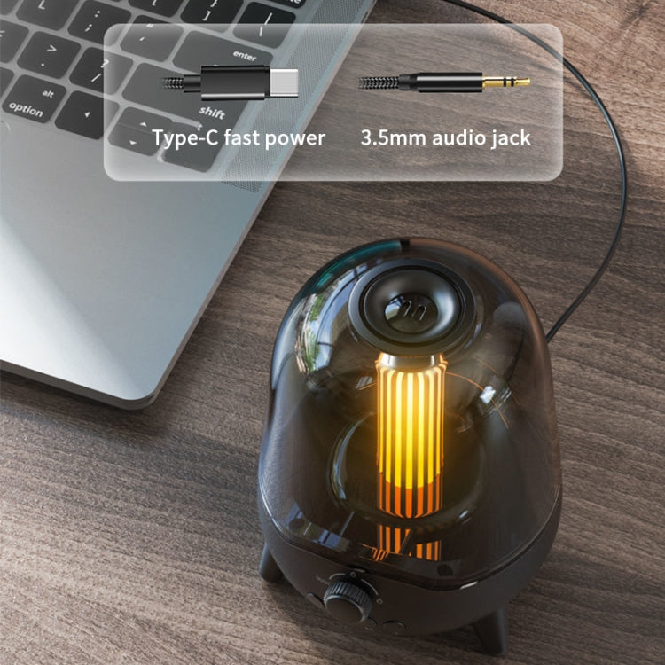 LP-20 Luz Noturna LED Altifalante de Música Bluetooth 5.0 Sem Fios Suporta Cartão TF / AUX