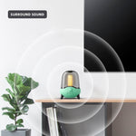 LP-20 Luz Noturna LED Altifalante de Música Bluetooth 5.0 Sem Fios Suporta Cartão TF / AUX