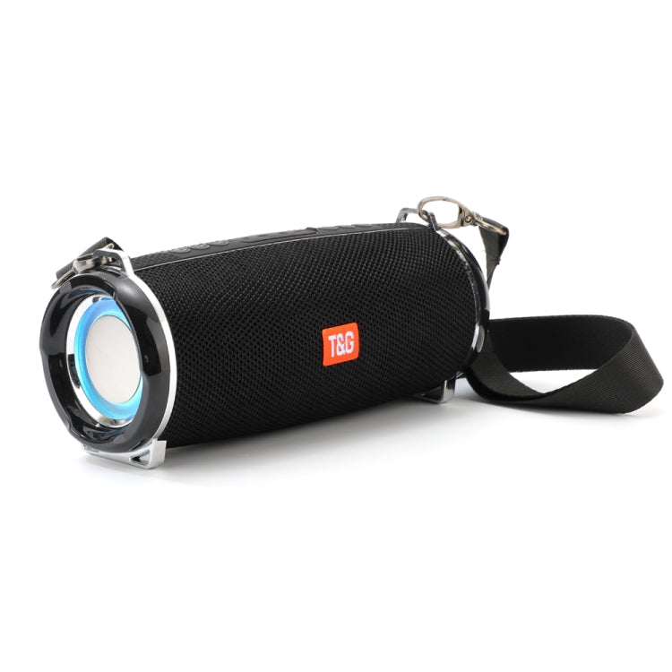 T&G TG192 Altifalante Bluetooth Estéreo 3D Bass Sem Fios Portátil com Luz LED Intermitente, Suporta FM / Cartão TF / USB