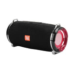 T&G TG192 Altifalante Bluetooth Estéreo 3D Bass Sem Fios Portátil com Luz LED Intermitente, Suporta FM / Cartão TF / USB