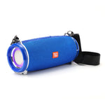 T&G TG192 Altifalante Bluetooth Estéreo 3D Bass Sem Fios Portátil com Luz LED Intermitente, Suporta FM / Cartão TF / USB