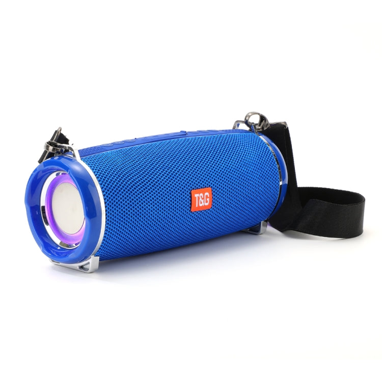 T&G TG192 Altifalante Bluetooth Estéreo 3D Bass Sem Fios Portátil com Luz LED Intermitente, Suporta FM / Cartão TF / USB