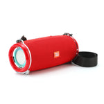 T&G TG192 Altifalante Bluetooth Estéreo 3D Bass Sem Fios Portátil com Luz LED Intermitente, Suporta FM / Cartão TF / USB