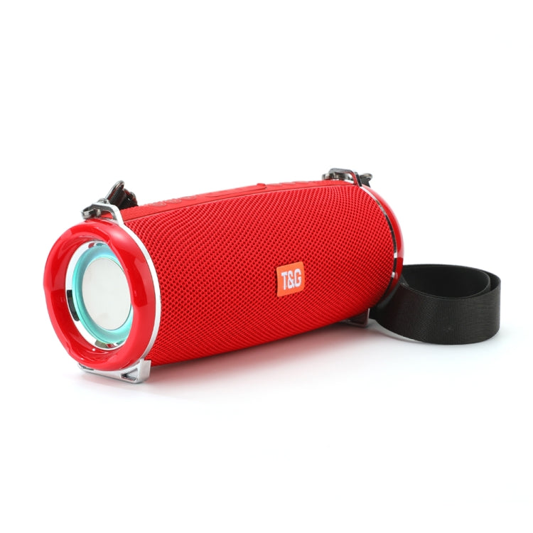 T&G TG192 Altifalante Bluetooth Estéreo 3D Bass Sem Fios Portátil com Luz LED Intermitente, Suporta FM / Cartão TF / USB