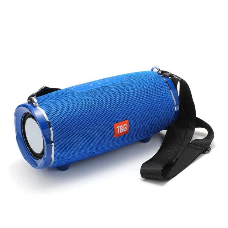 T&G TG187 Altifalante Bluetooth Portátil à Prova de Água com Bass Surround e Alça de Ombro, Suporta FM / Cartão TF