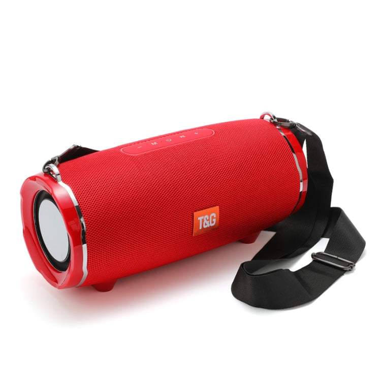 T&G TG187 Altifalante Bluetooth Portátil à Prova de Água com Bass Surround e Alça de Ombro, Suporta FM / Cartão TF