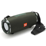 T&G TG187 Altifalante Bluetooth Portátil à Prova de Água com Bass Surround e Alça de Ombro, Suporta FM / Cartão TF