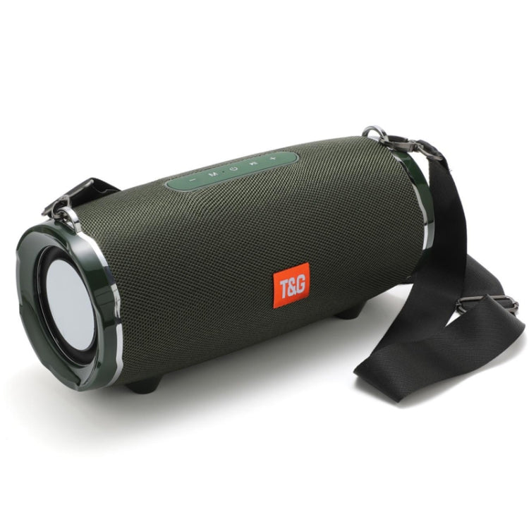 T&G TG187 Altifalante Bluetooth Portátil à Prova de Água com Bass Surround e Alça de Ombro, Suporta FM / Cartão TF