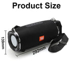 T&G TG187 Altifalante Bluetooth Portátil à Prova de Água com Bass Surround e Alça de Ombro, Suporta FM / Cartão TF