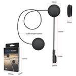 Auriculares Bluetooth para Capacete de Motocicleta T4 BT 5.0 Estéreo Ligação Automática com Suporte para SIRI, T4