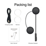 Auriculares Bluetooth para Capacete de Motocicleta T4 BT 5.0 Estéreo Ligação Automática com Suporte para SIRI, T4