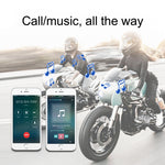 Auriculares Bluetooth para Capacete de Motocicleta T4 BT 5.0 Estéreo Ligação Automática com Suporte para SIRI, T4