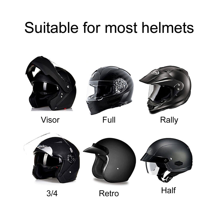 Auriculares Bluetooth para Capacete de Motocicleta T4 BT 5.0 Estéreo Ligação Automática com Suporte para SIRI, T4