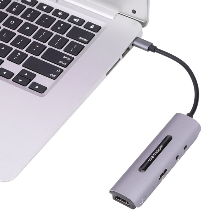 Placa de Captura HDMI / F + Microfone HDMI / F + Áudio + USB 4K, Suporta Windows, Android, Linux e MacOS, Z39A