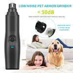 Kit Portátil de Polidor Elétrico e Cortador de Unhas para Cães e Gatos Ferramentas para Patas de Animais, Cortador de Unhas
