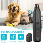 Triturador Elétrico de Unhas para Cães Recarregável por USB Cortador de Unhas Indolor para Animais, Triturador de Unhas