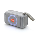 T&G TG193 Altifalante Bluetooth Portátil com Luz LED Subwoofer à Prova de Água para Exterior Suporta Cartão TF / Rádio FM / AUX