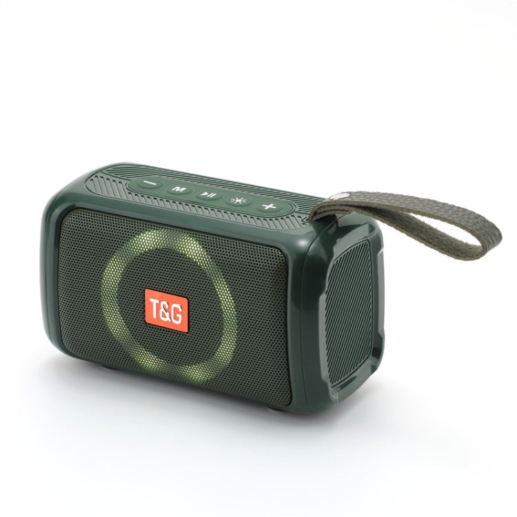 T&G TG193 Altifalante Bluetooth Portátil com Luz LED Subwoofer à Prova de Água para Exterior Suporta Cartão TF / Rádio FM / AUX