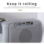 T&G TG193 Altifalante Bluetooth Portátil com Luz LED Subwoofer à Prova de Água para Exterior Suporta Cartão TF / Rádio FM / AUX