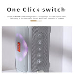 T&G TG193 Altifalante Bluetooth Portátil com Luz LED Subwoofer à Prova de Água para Exterior Suporta Cartão TF / Rádio FM / AUX