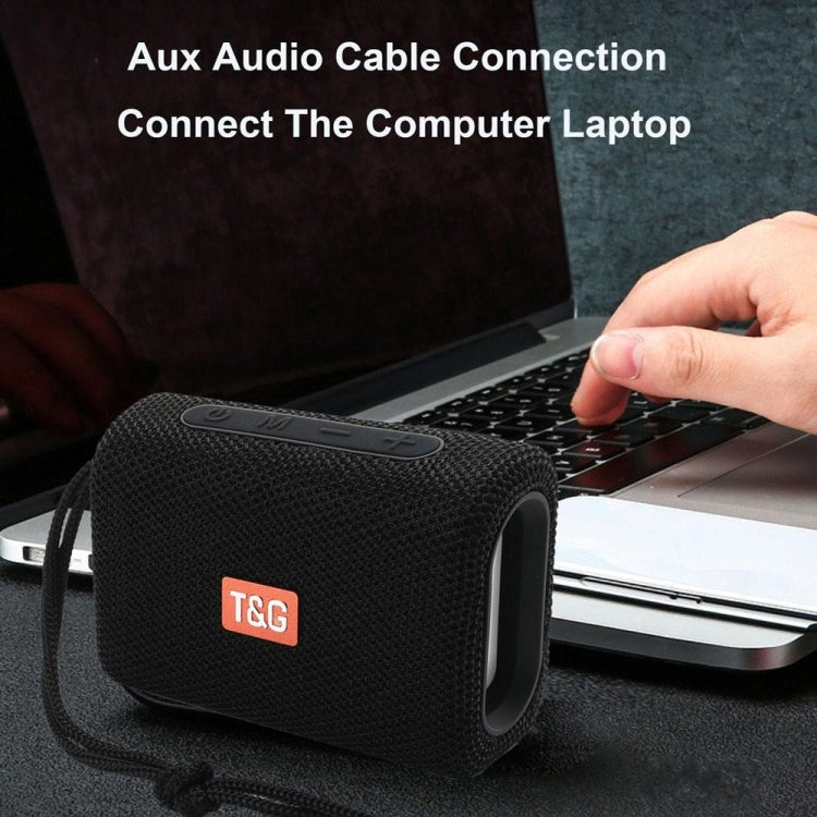 T&G TG313 Altifalante Bluetooth Portátil para Exterior à Prova de Água Subwoofer Suporta Cartão TF Rádio FM AUX