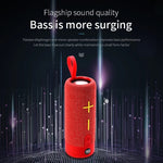 T&G TG619 Altifalante Bluetooth Sem Fios Portátil à Prova de Água para Exterior Bass Subwoofer Suporta AUX TF USB