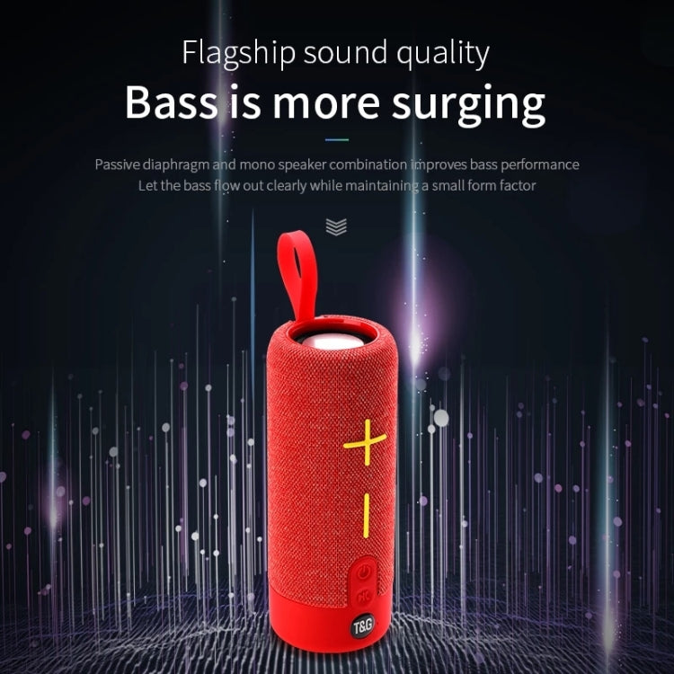 T&G TG619 Altifalante Bluetooth Sem Fios Portátil à Prova de Água para Exterior Bass Subwoofer Suporta AUX TF USB