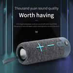 T&G TG619 Altifalante Bluetooth Sem Fios Portátil à Prova de Água para Exterior Bass Subwoofer Suporta AUX TF USB