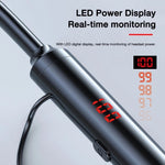 Auricular Estéreo Magnético 960 com Colar e Ecrã LED, Suporta Cartão TF