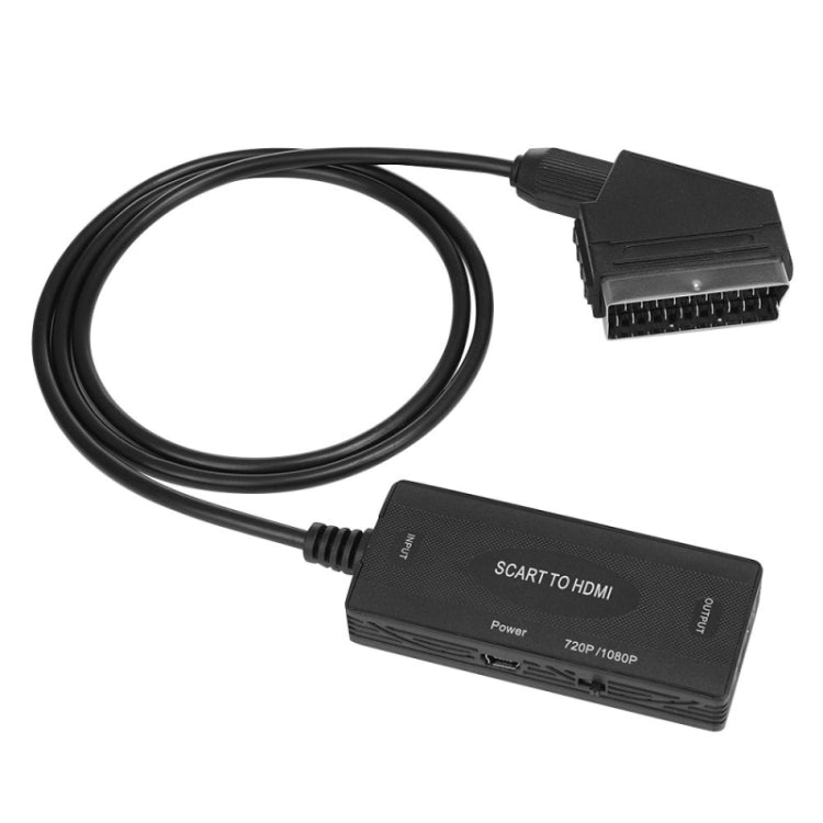 Adaptador Conversor de Áudio e Vídeo SCART para HDMI 1080P, SCART para HDMI 1080P