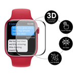 ENKAY Hat-Prince Filme Protetor de Ecrã HD de Cobertura Total 3D Borda Suave PC + PMMA Para Apple Watch Series 9 / 8 / 7 45mm, 1 UN, 2 UN, 5 UN, 10 UN