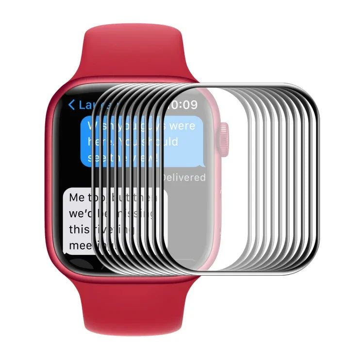 ENKAY Hat-Prince Filme Protetor de Ecrã HD de Cobertura Total 3D Borda Suave PC + PMMA Para Apple Watch Series 9 / 8 / 7 45mm, 1 UN, 2 UN, 5 UN, 10 UN