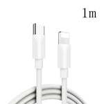 Cabo de Carregamento Rápido e Sincronização de Dados PD20W USB-C / Type-C para 8 Pinos para iPhone 13 / 12 Series, 1m, 1,5m, 2m