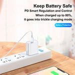 Cabo de Carregamento Rápido e Sincronização de Dados PD20W USB-C / Type-C para 8 Pinos para iPhone 13 / 12 Series, 1m, 1,5m, 2m