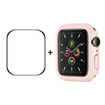ENKAY Hat-Prince Filme Protetor de Ecrã HD PMMA de Cobertura Total + Moldura PC para Apple Watch Series 7 45mm