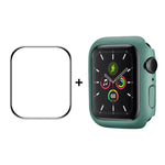 ENKAY Hat-Prince Filme Protetor de Ecrã HD PMMA de Cobertura Total + Moldura PC para Apple Watch Series 7 45mm