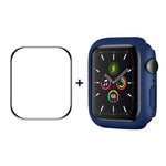 ENKAY Hat-Prince Filme Protetor de Ecrã HD PMMA de Cobertura Total + Moldura PC para Apple Watch Series 7 45mm
