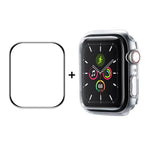 ENKAY Hat-Prince Filme Protetor de Ecrã HD PMMA de Cobertura Total + Moldura PC para Apple Watch Series 7 45mm
