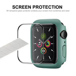 ENKAY Hat-Prince Filme Protetor de Ecrã HD PMMA de Cobertura Total + Moldura PC para Apple Watch Series 7 45mm