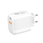 CS-20W Carregador Rápido Mini Portátil com Duas Portas PD3.0 + QC3.0, Carregador