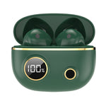 Auriculares TWS PRO100 Bluetooth 5.2 com Cancelamento de Ruído, Impermeáveis, Estéreo 9D para Desporto com Caixa de Carregamento
