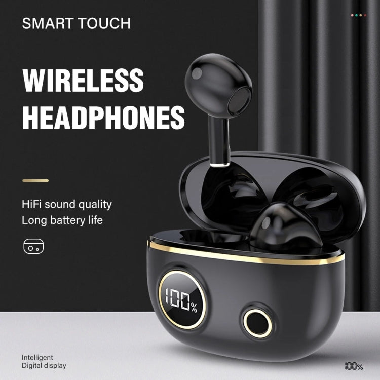 Auriculares TWS PRO100 Bluetooth 5.2 com Cancelamento de Ruído, Impermeáveis, Estéreo 9D para Desporto com Caixa de Carregamento