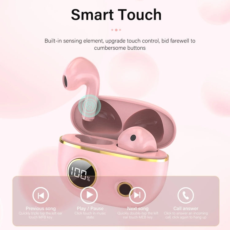 Auriculares TWS PRO100 Bluetooth 5.2 com Cancelamento de Ruído, Impermeáveis, Estéreo 9D para Desporto com Caixa de Carregamento