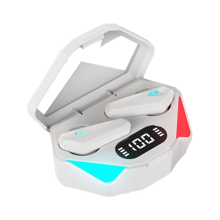 Auricular TWS-Y04 Bluetooth 5.0 TWS Binaural True Stereo com Controlo Tátil e Estojo de Carregamento LED para Jogos