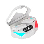 Auricular TWS-Y04 Bluetooth 5.0 TWS Binaural True Stereo com Controlo Tátil e Estojo de Carregamento LED para Jogos