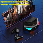 Auricular TWS-Y04 Bluetooth 5.0 TWS Binaural True Stereo com Controlo Tátil e Estojo de Carregamento LED para Jogos
