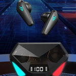 Auricular TWS-Y04 Bluetooth 5.0 TWS Binaural True Stereo com Controlo Tátil e Estojo de Carregamento LED para Jogos
